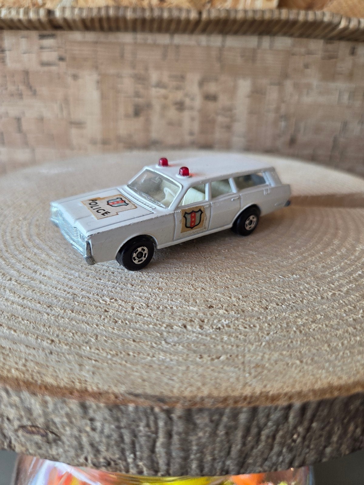 mercury Police car matchbox series nr 55 1971, Ophalen, Gebruikt, Auto