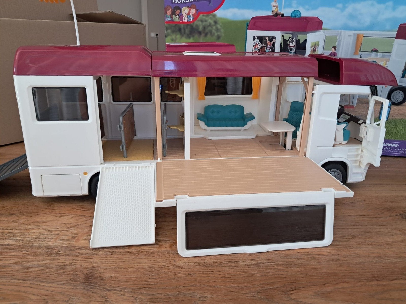 Schleich vrachtwagen 42619 met originele doos !, Kinderen en Baby's, Speelgoed | Overig, Ophalen, Zo goed als nieuw, Jongen of Meisje