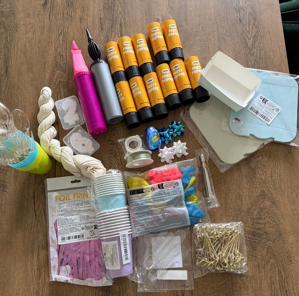 Party set, Ophalen, Nieuw, Feestartikel, Verjaardag