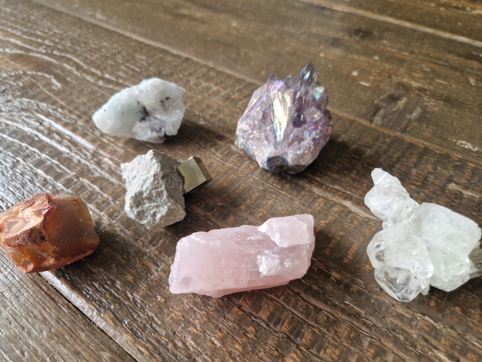 Diverse Mineralen Collectie - Unieke Edelstenen Set, Verzamelen, Ophalen of Verzenden, Mineraal