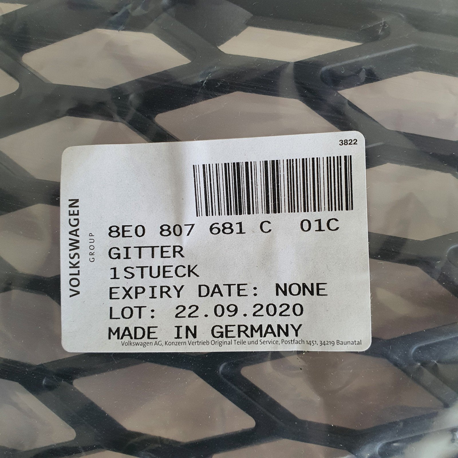 Audi A4 B6 S-line grill