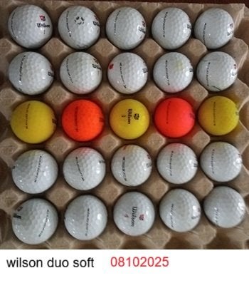 Golfballen WILSON duo soft zo goed als nieuw 25 stuk, Ophalen of Verzenden, Zo goed als nieuw, Bal(len)