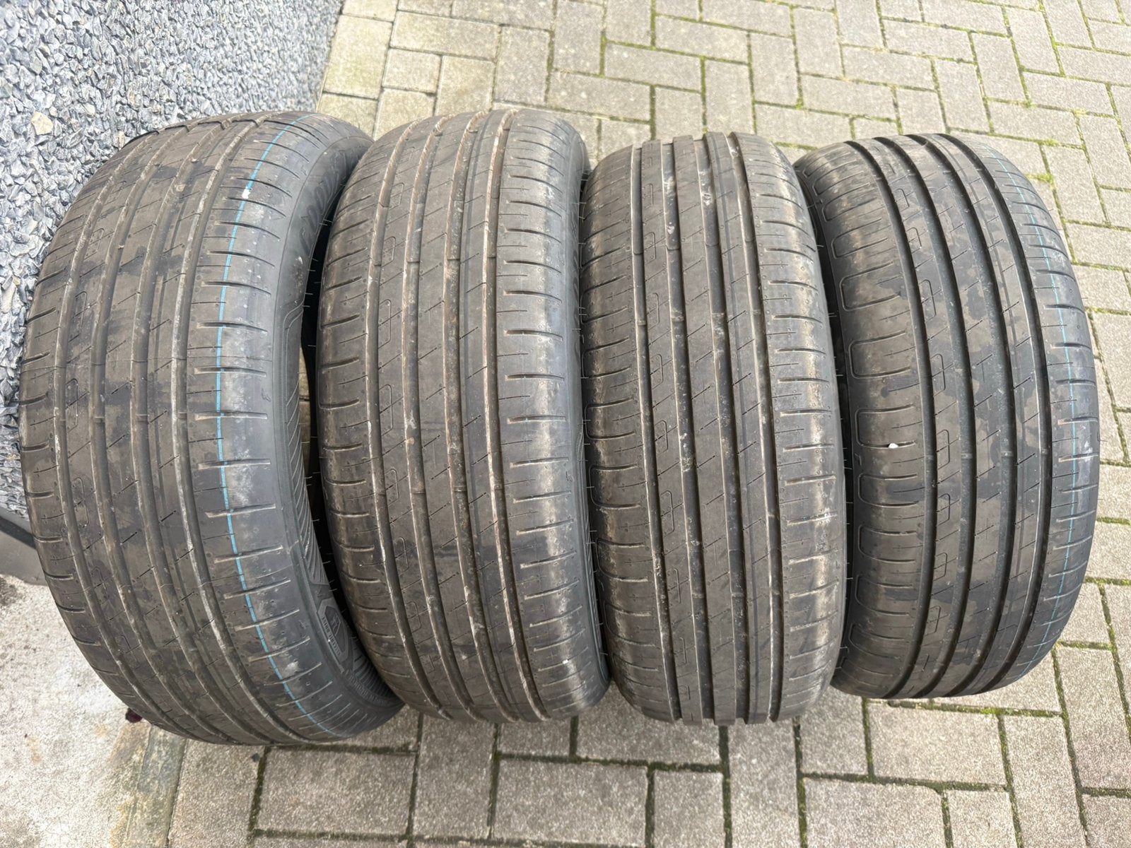 4x Goodyear Efficientgrip 205/55R17 95V XL banden NIEUW, 17 inch, Band(en), Zomerbanden, 205 mm