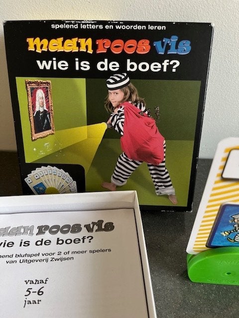 Wie is de boef (maan roos vis letterspel), Ophalen of Verzenden, Zo goed als nieuw, Taal en Lezen