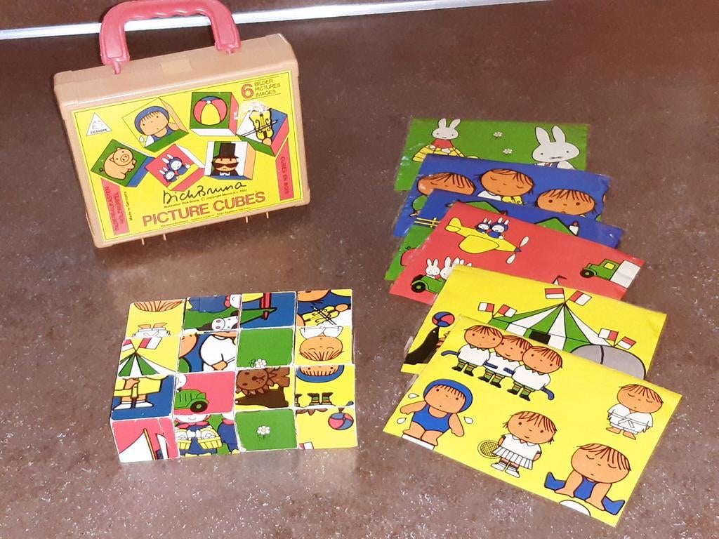 Dick Bruna nijntje blokken puzzel 1982, Ophalen of Verzenden, Zo goed als nieuw