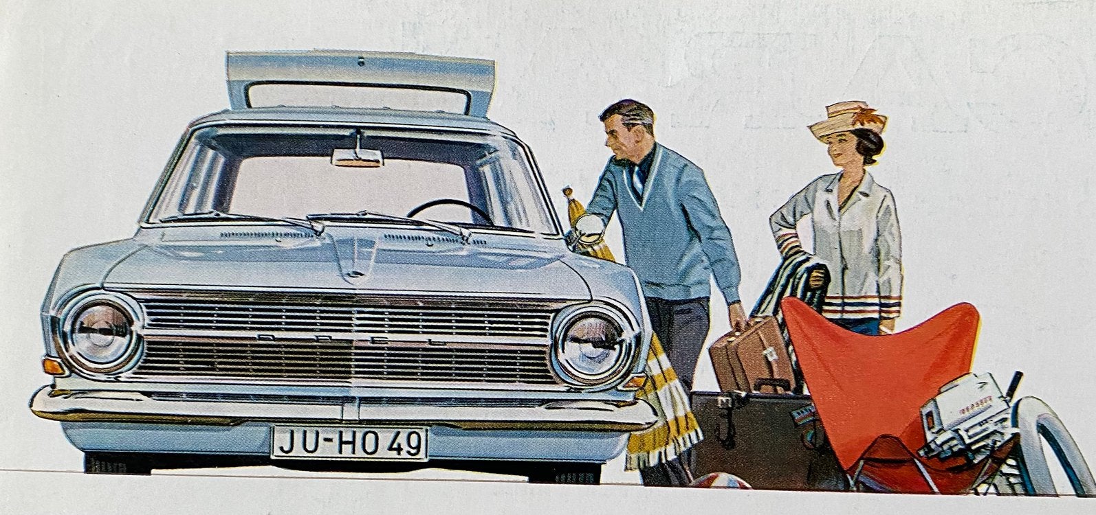 OPEL Rekord Car A Van - 1963, Verzenden, Opel