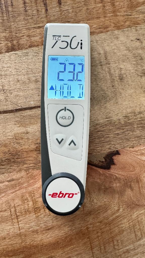 EBRO TLC 750I INSTEEK- EN INFRAROOD THERMOMETER, Ophalen of Verzenden, Zo goed als nieuw