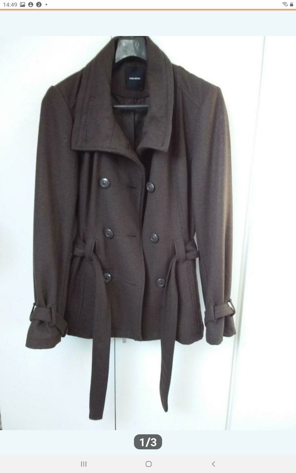 Damesjas M/L, Ophalen of Verzenden, Zo goed als nieuw, Maat 38/40 (M), Bruin
