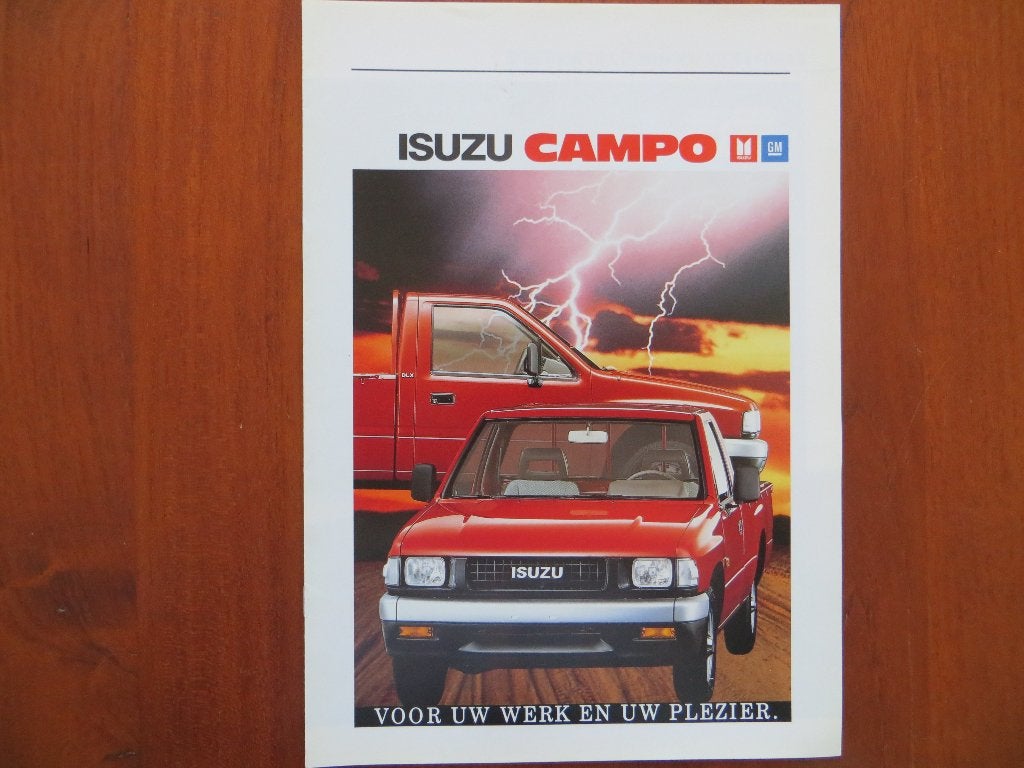 Isuzu Campo (okt. 1989), Ophalen of Verzenden, Nieuw, Overige merken