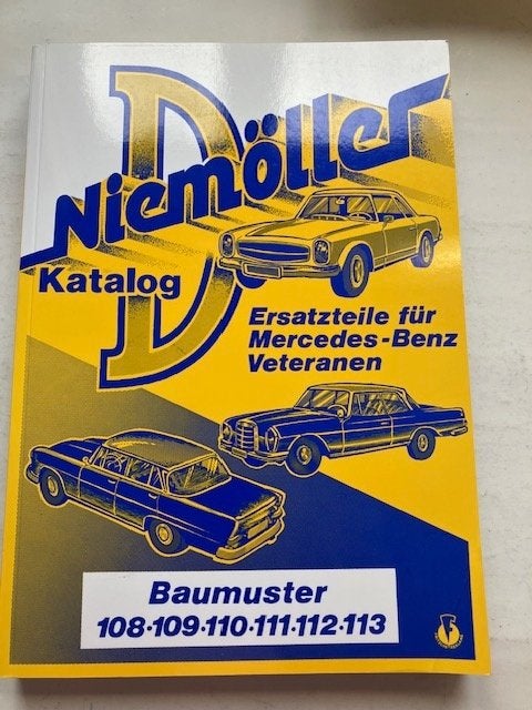 Niemöller Catalogus Mercedes-Benz Veteranen Onderdelen, Ophalen of Verzenden