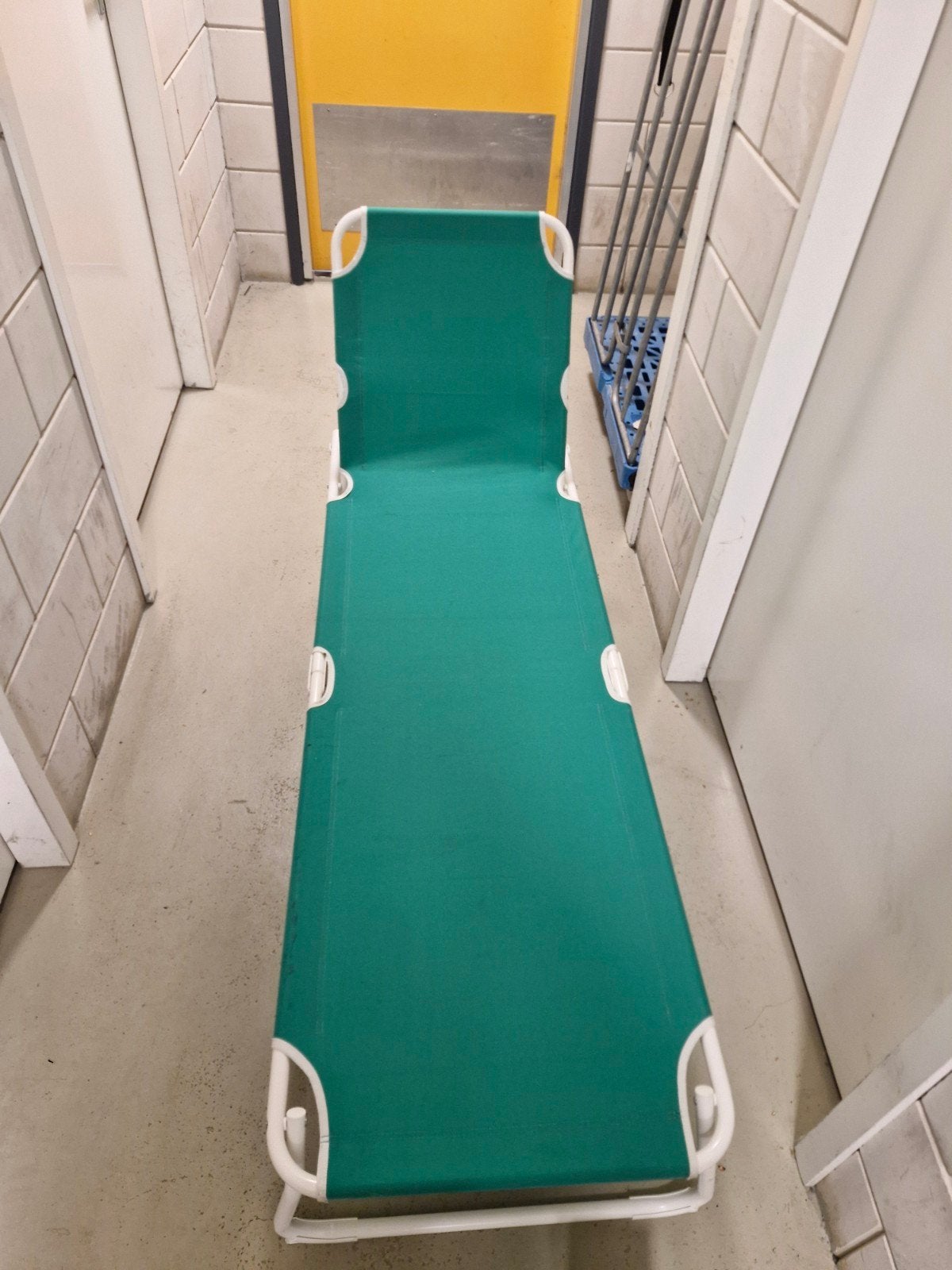 IKEA HÅMÖ Ligstoel - Groen, Tuin en Terras, Ophalen, Zo goed als nieuw, Metaal, Inklapbaar