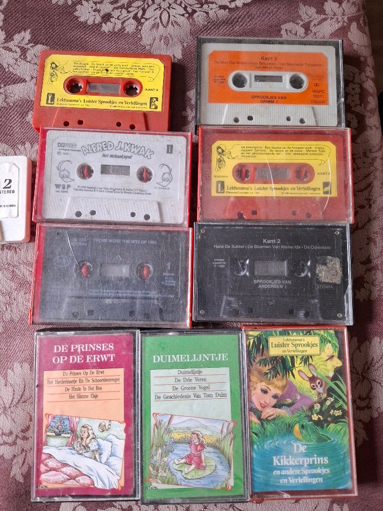 Cassettebandjes met sprookjes, Gebruikt, 2 t/m 25 bandjes, Kinderen en Jeugd, Ophalen of Verzenden