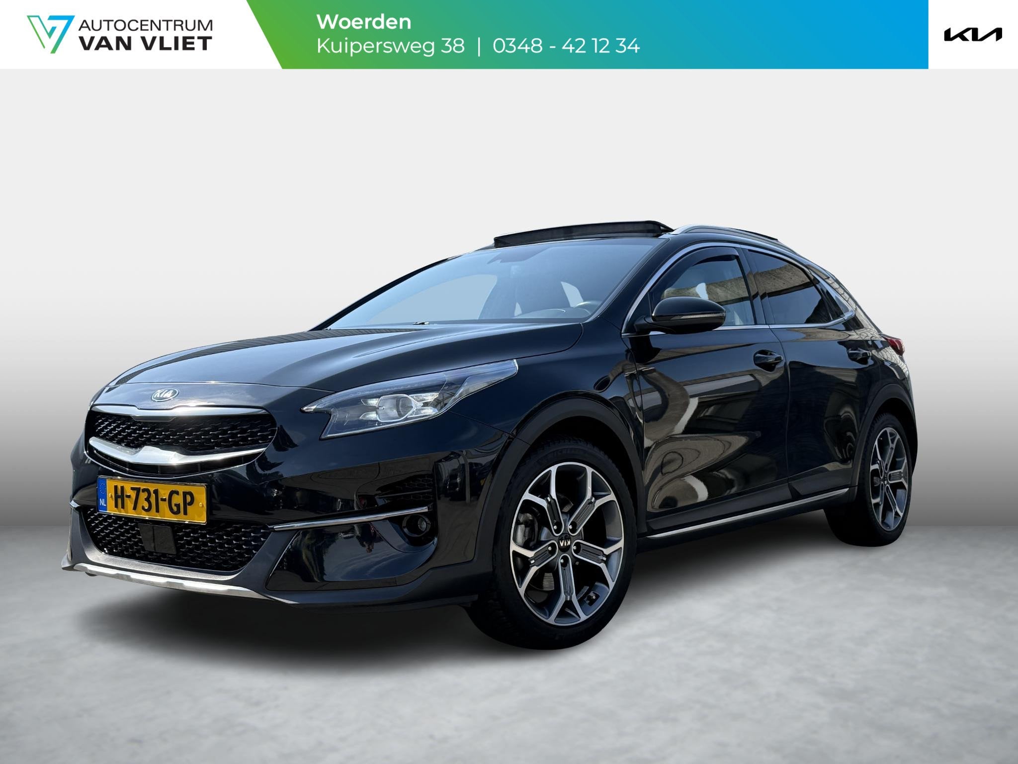 Kia XCeed 1.4 T-GDi Design Edition | Org NL | Trekhaak | Sch, Euro 6, Leder en Stof, Zwart, Origineel Nederlands