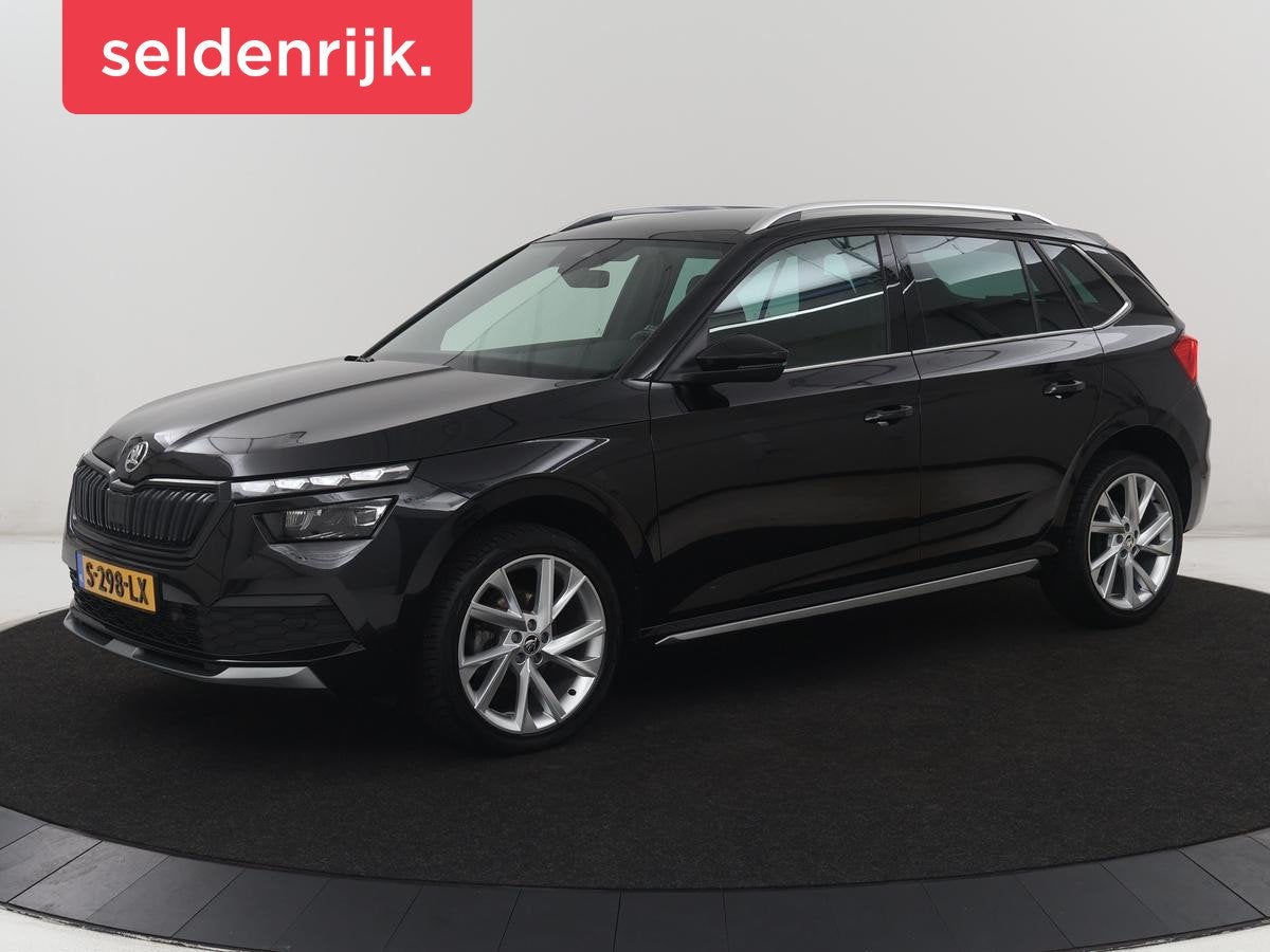 Skoda Kamiq 1.0 TSI Business Edition | Panoramadak | Leder |, Gebruikt, 620 kg, Zwart, 3 cilinders