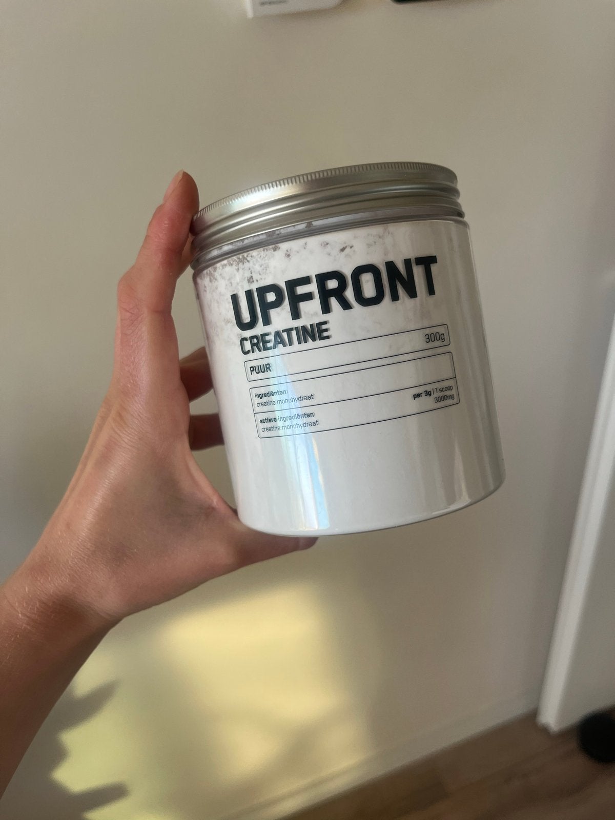 Upfront Creatine Puur - Paar porties gebruikt, Ophalen of Verzenden, Zo goed als nieuw, Poeder of Drank