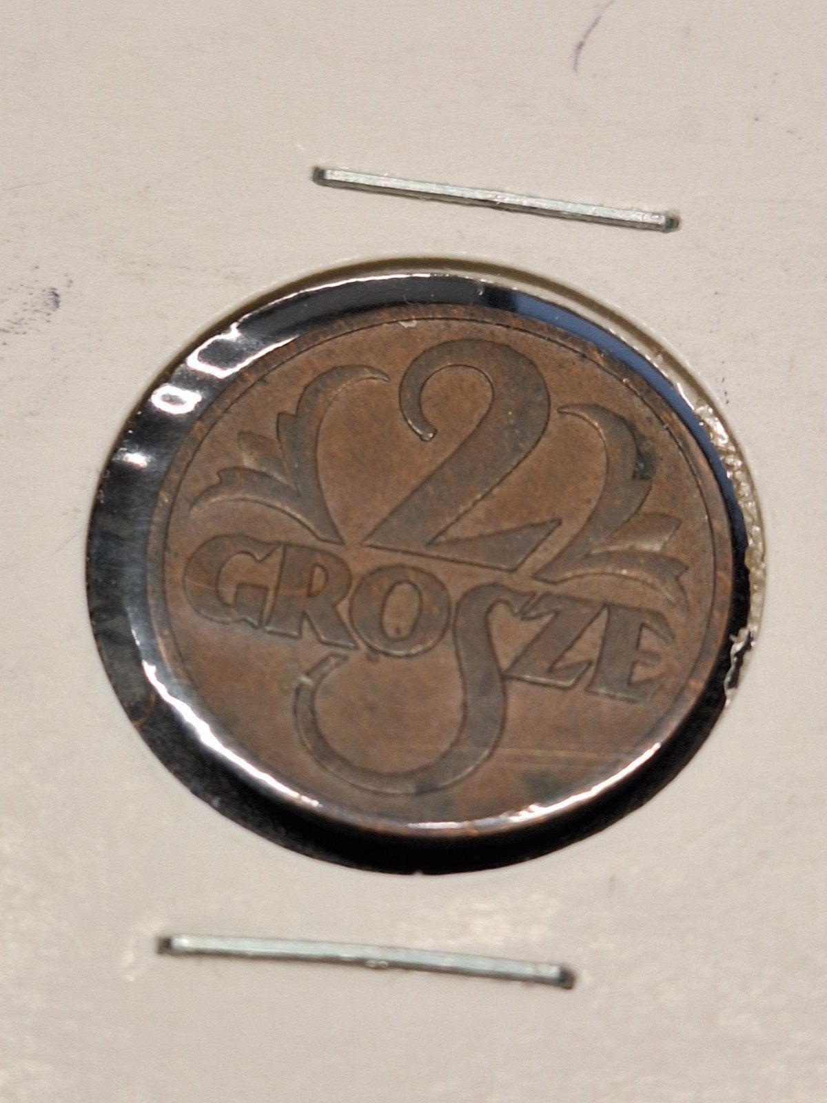 2 Groze munt Polen 1938, Ophalen of Verzenden, Polen, Losse munt