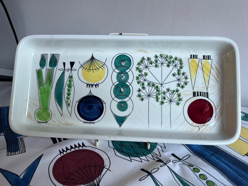 Vintage Groot Rörstrand Picknick Ovenschaal M. Westman NO 32, Ophalen of Verzenden