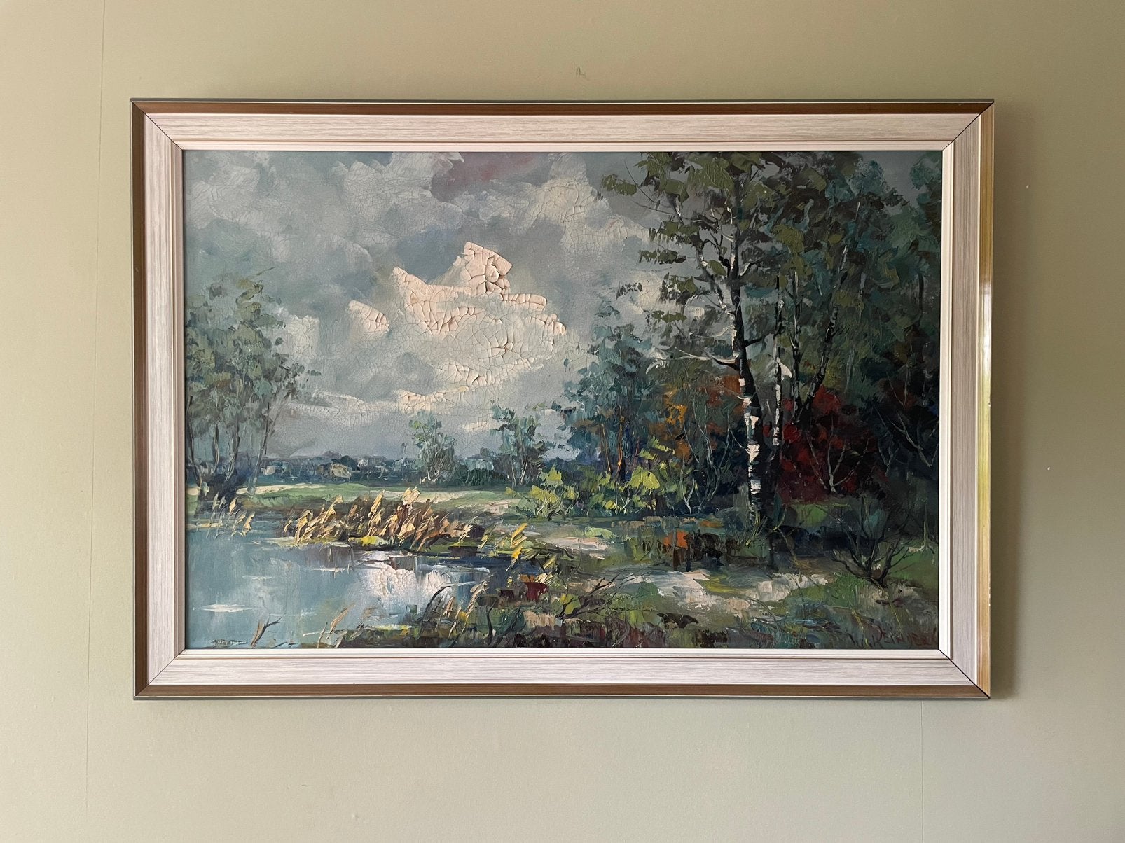 Prachtig olieverf schilderij van Willem Reinders, Antiek en Kunst, Ophalen