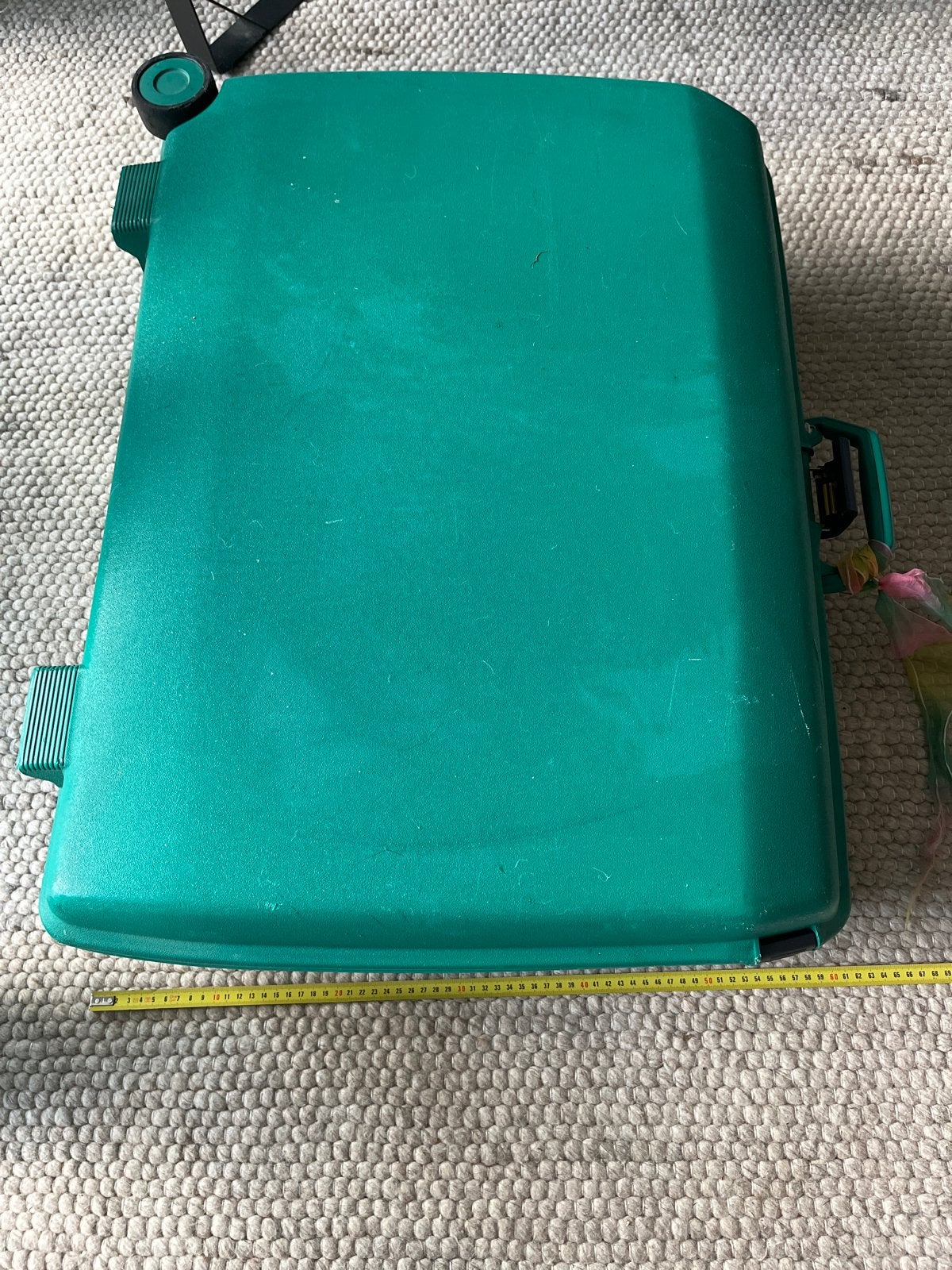 Groene Samsonite hardcase koffer - Groot en degelijk, Gebruikt, Hard kunststof, 70 cm of meer, Wieltjes