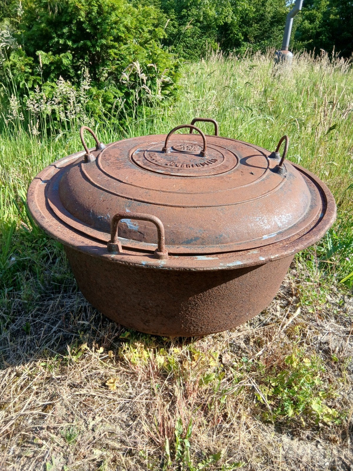 Fornuispot, Ophalen