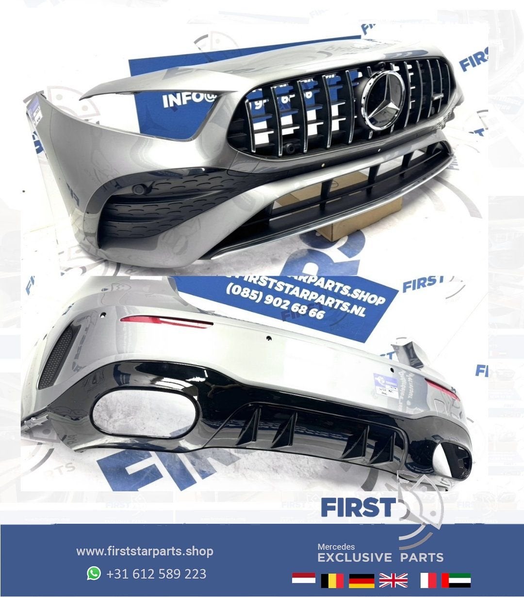BUMPER W177 A35 AMG Pakket compleet mercedes A Klasse FACELI, Auto-onderdelen, Carrosserie en Plaatwerk, Gebruikt, -, Ophalen of Verzenden