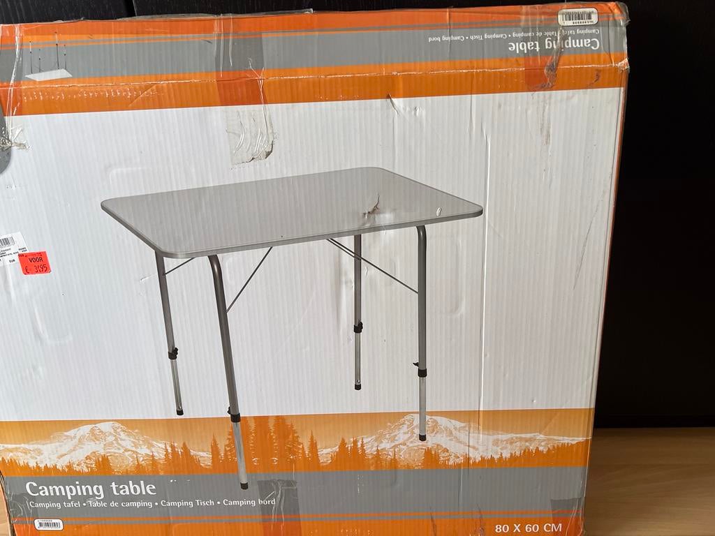Campingtafel, Ophalen, Gebruikt, Campingtafel