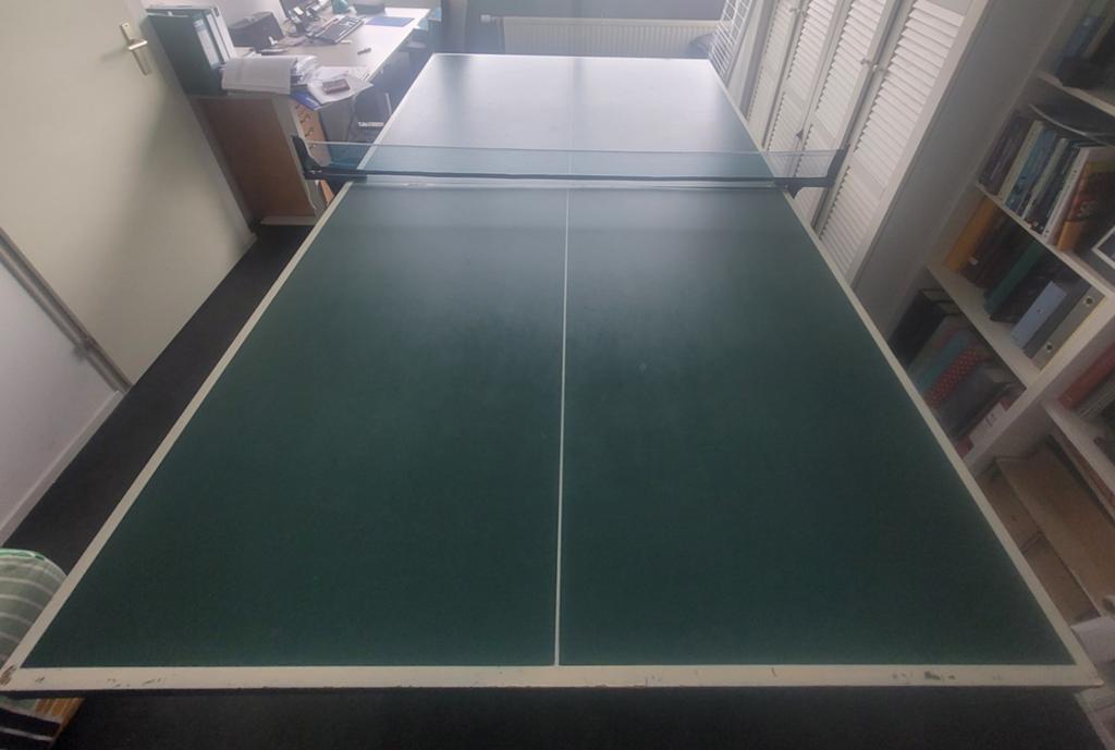 Tafeltennistafel, Sport en Fitness, Tafeltennis, Ophalen, Gebruikt, Tafel Indoor