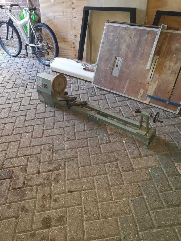 Houtdraaibank, Ophalen, Gebruikt