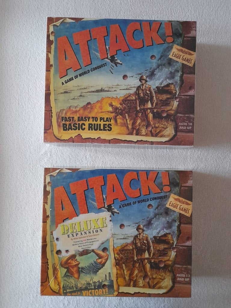 Attack! & Attack! Deluxe, Vijf spelers of meer, Ophalen of Verzenden, Zo goed als nieuw, Eagle Games