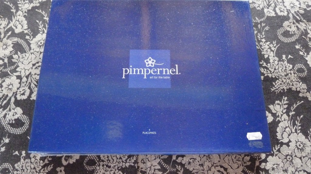 Pimpernel placemats 40 x 30 ongebruikt, Ophalen of Verzenden, Nieuw, Overige materialen, Zwart