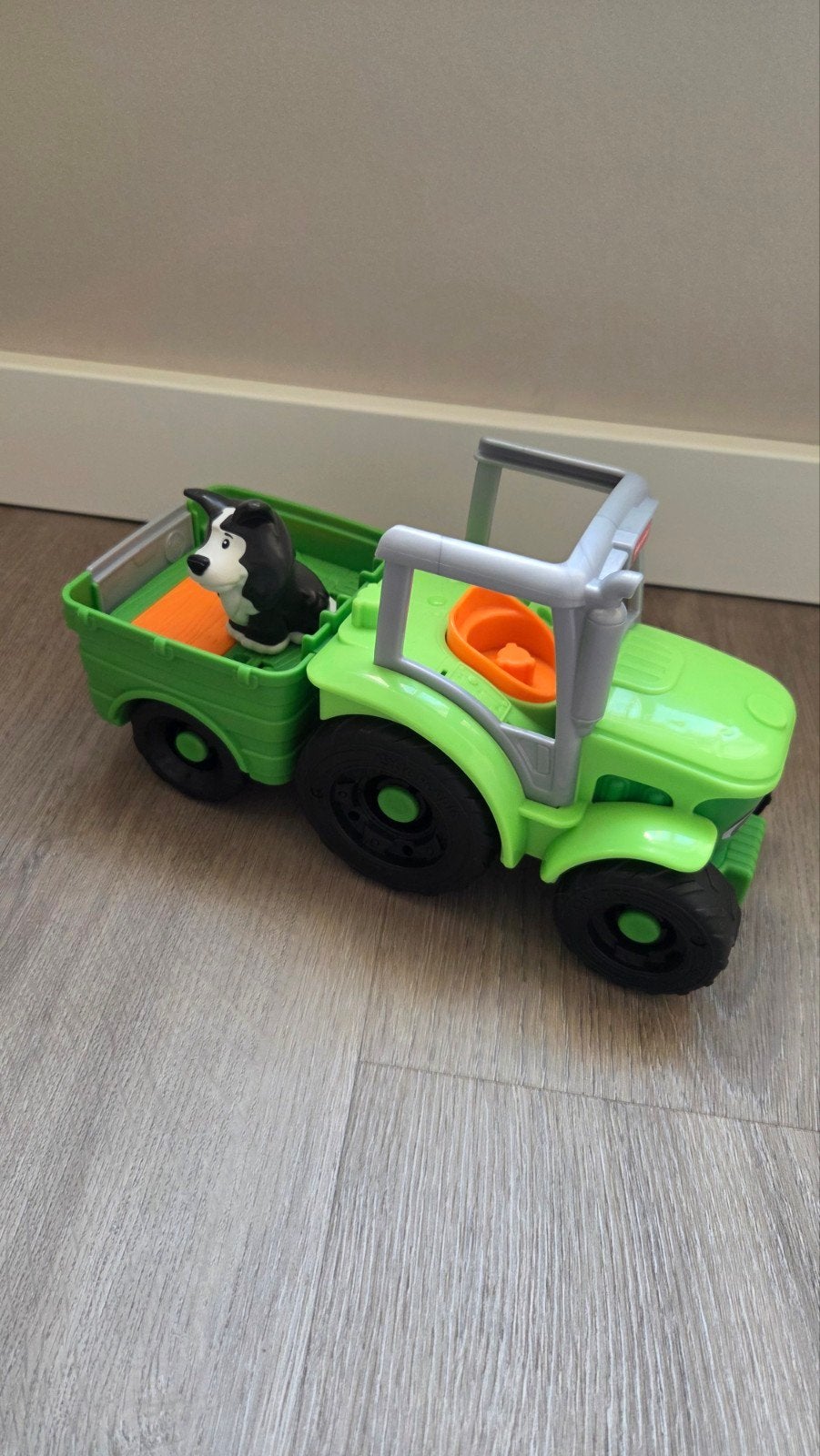 Fisher-Price Tractor met kar en figuren, Ophalen of Verzenden, Zo goed als nieuw, Jongen of Meisje