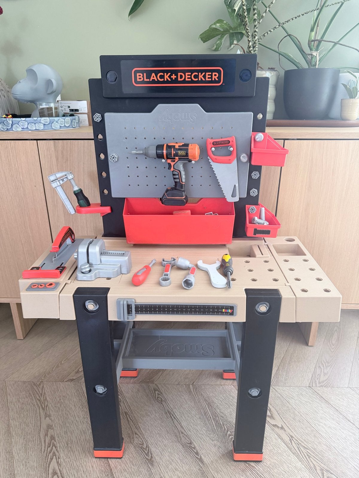 Smoby Black & Decker werkbank met gereedschap voor kinderen, Ophalen, Gebruikt, Jongen of Meisje