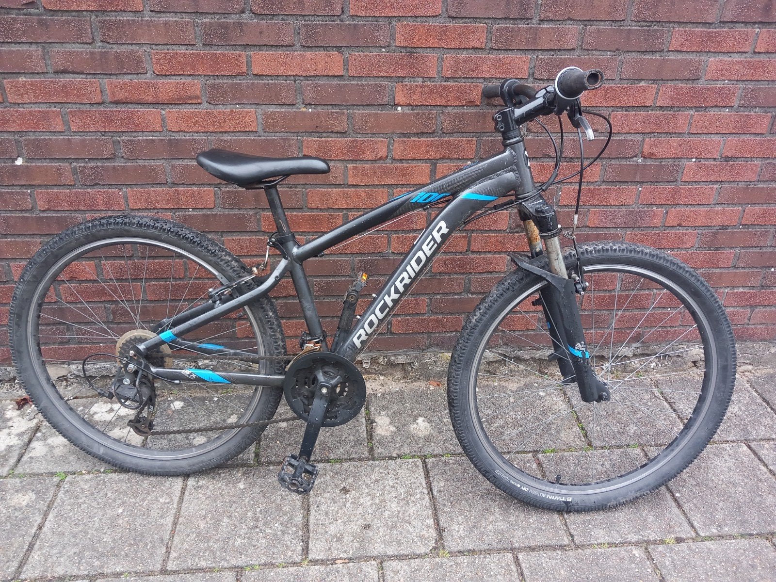 rockrider 26 inch blauw/grijs - heeft onderhoud nodig, Fietsen en Brommers, Ophalen, Gebruikt, Overige merken