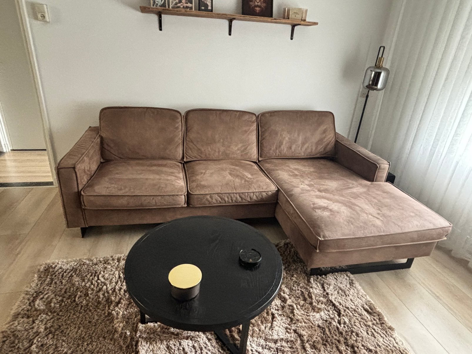 Loungebank, Huis en Inrichting, Ophalen, Zo goed als nieuw, Stof