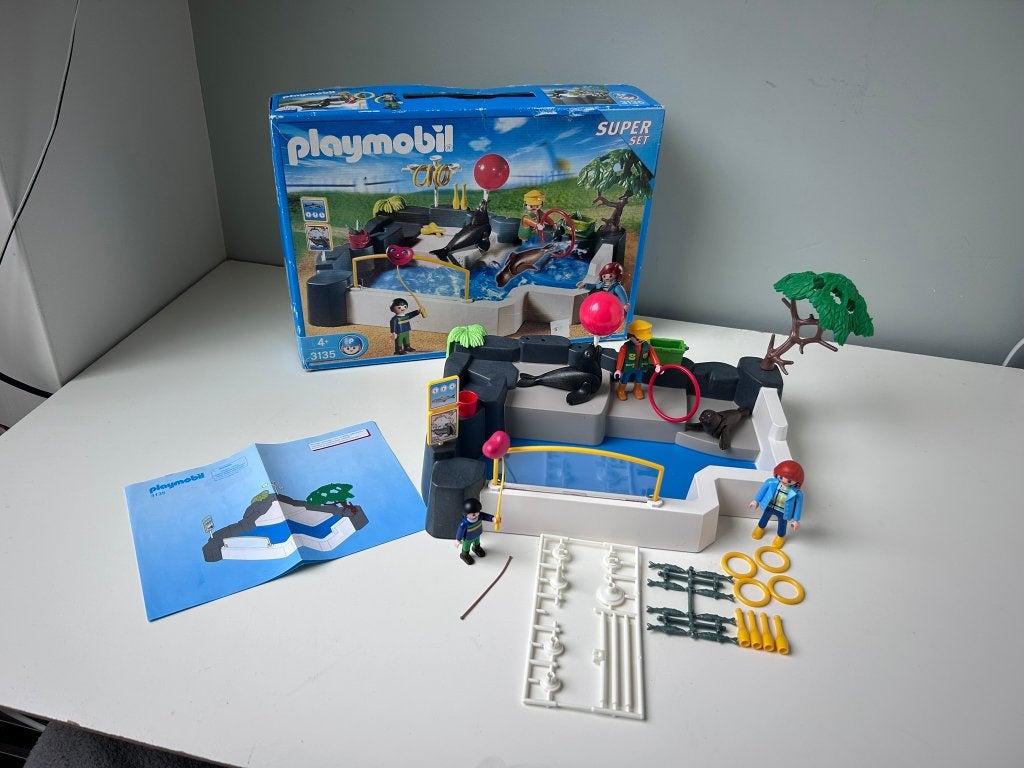 Playmobil 3135 Zeehondenverblijf in nieuwstaat incl doos, Ophalen of Verzenden, Zo goed als nieuw, Complete set