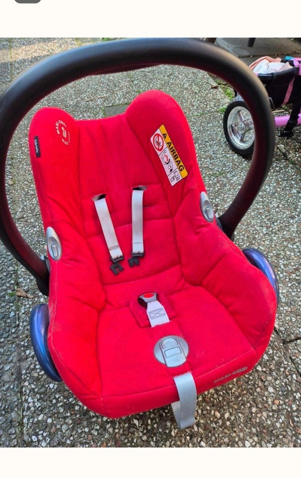 Maxi cosi rood, Ophalen, Gebruikt, Isofix, 0 t/m 13 kg