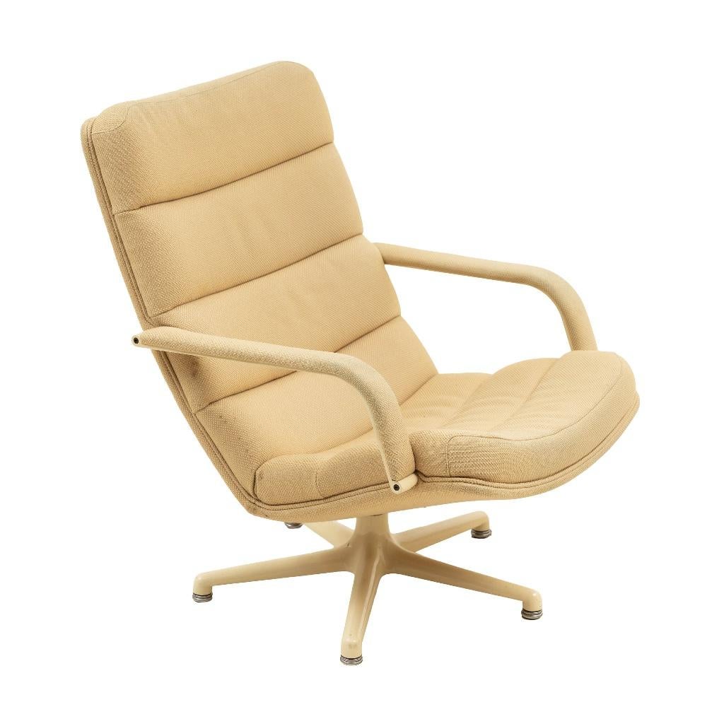 Geoffrey D. Harcourt voor Artifort – F154 Lounge stoel, Ophalen, Gebruikt, 75 tot 100 cm, Stof