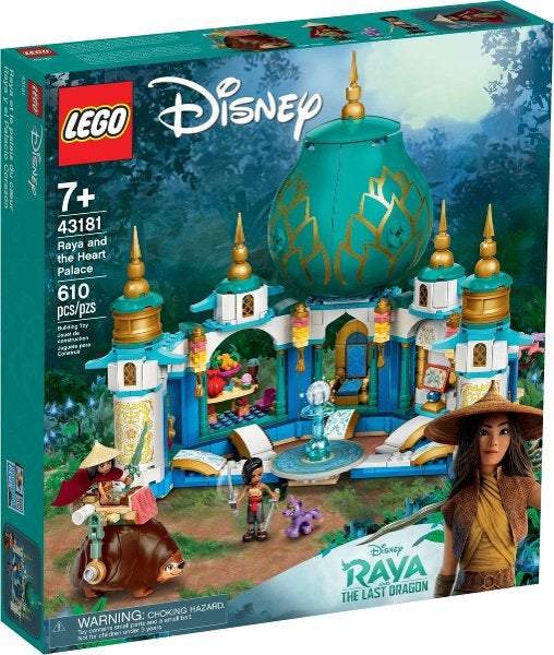 LEGO 43181 Princess Raya en het hartpaleis, Lego, Nieuw, Ophalen of Verzenden, Disney
