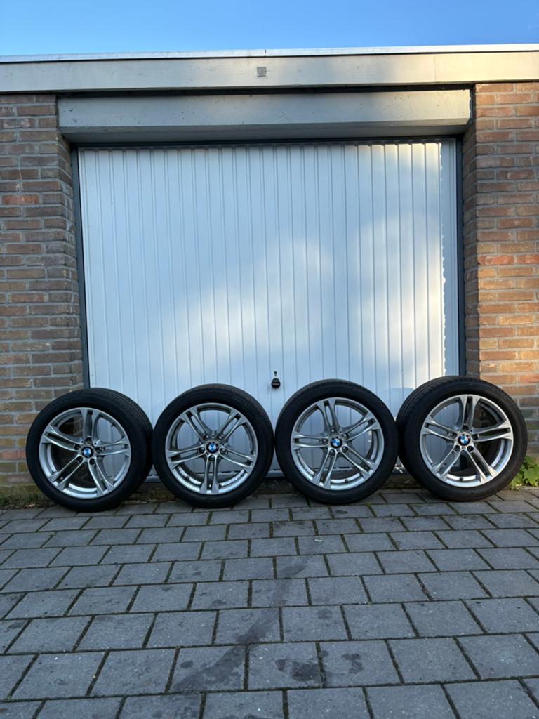 Originele BMW M Sport Breedset Velgen 18” Style  400M, Ophalen, 18 inch, Banden en Velgen, Personenwagen