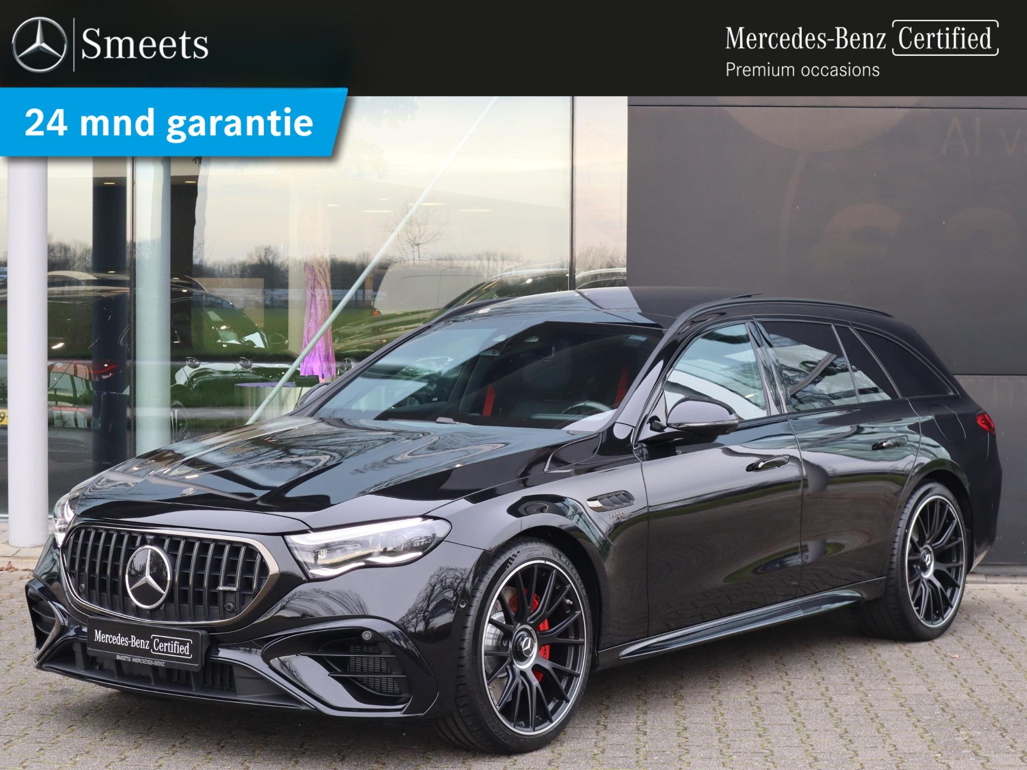 Mercedes-Benz E-klasse Estate AMG 53 4MATIC+ Night Edition, Auto's, Stof, Vierwielaandrijving, Hybride Elektrisch/Benzine, 6 cilinders