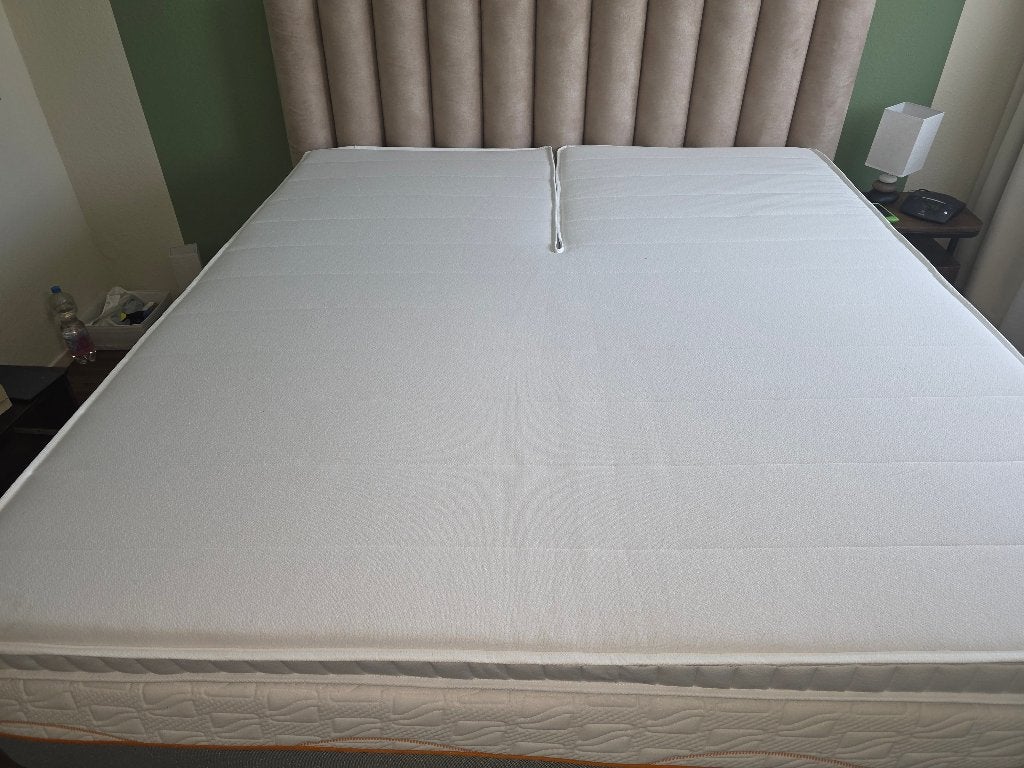 Split Topmatras Alexia Memoryfoam Deluxe (Nieuw) 180 x 200, Ophalen, Matras, 180 cm, 200 cm