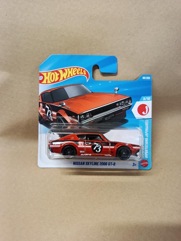 Hotwheels Nissan Skyline 2000 gtr, Ophalen of Verzenden, Nieuw, Auto