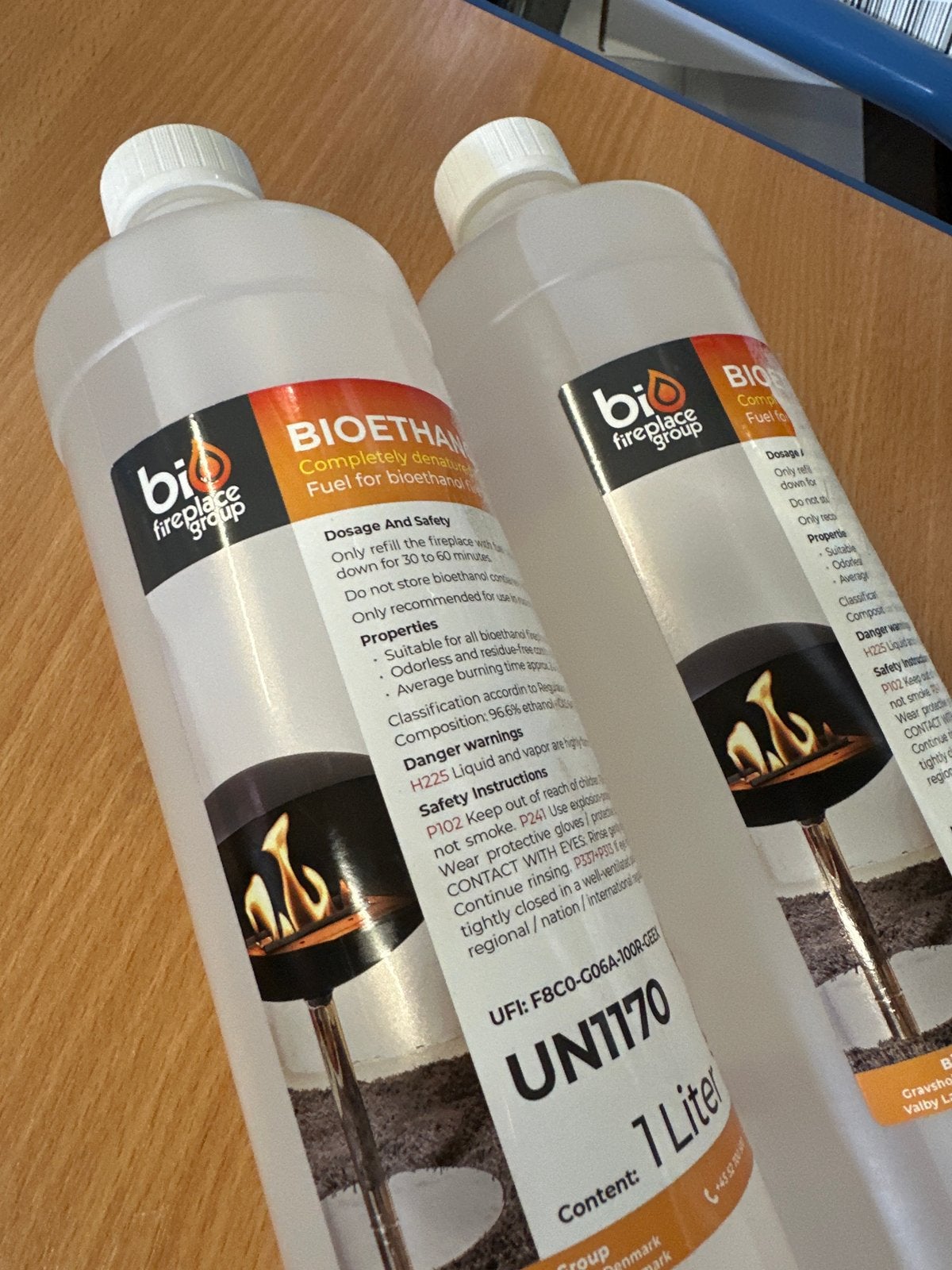 2x Bio Ethanol Brandstof voor Haard - 1 Liter Flessen, Nieuw, Ophalen of Verzenden, Nvt, Nvt