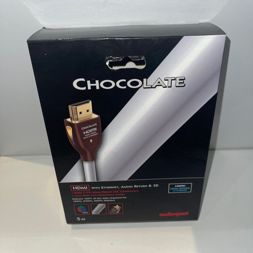 Audioquest Chocolate HDMI 5.0M - HDMI Kabel - B-Stock, Niet ingevuld, Niet ingevuld, Niet ingevuld