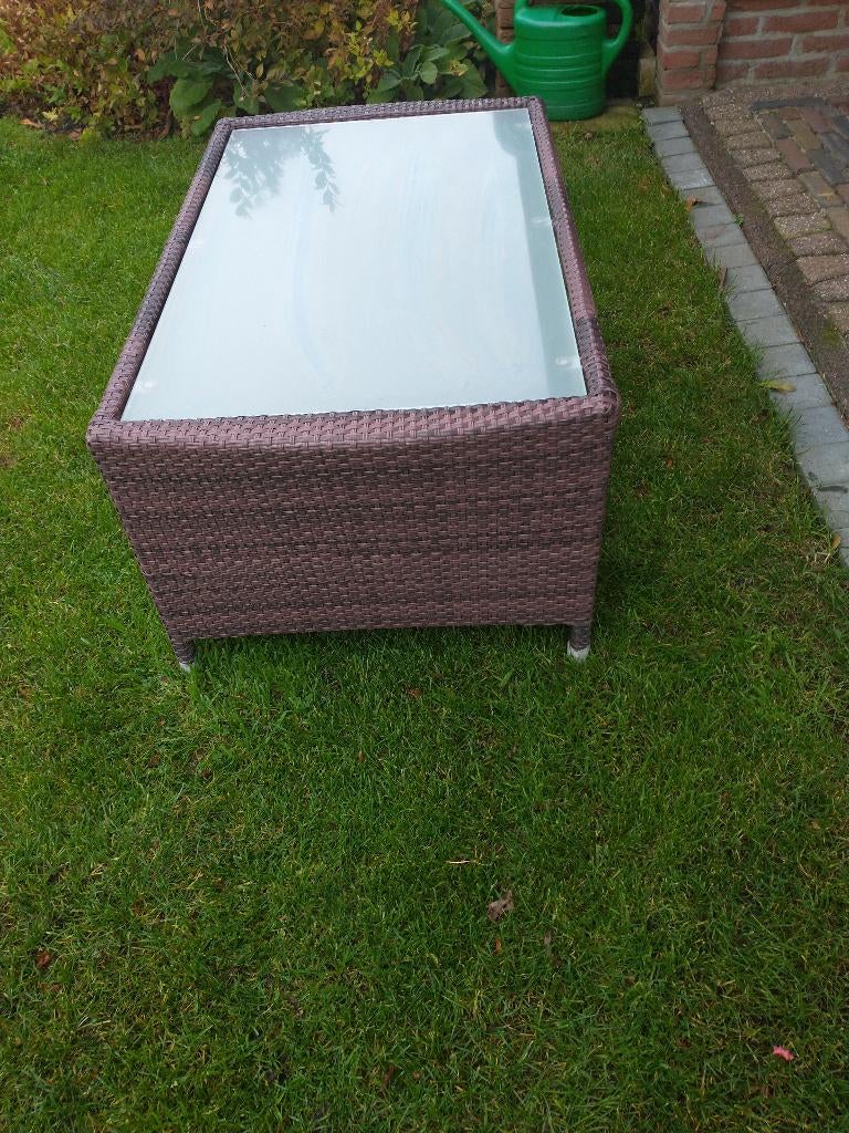 Tuintafel, Tuin en Terras, Tuintafels, Ophalen, Gebruikt, Rechthoekig, Metaal