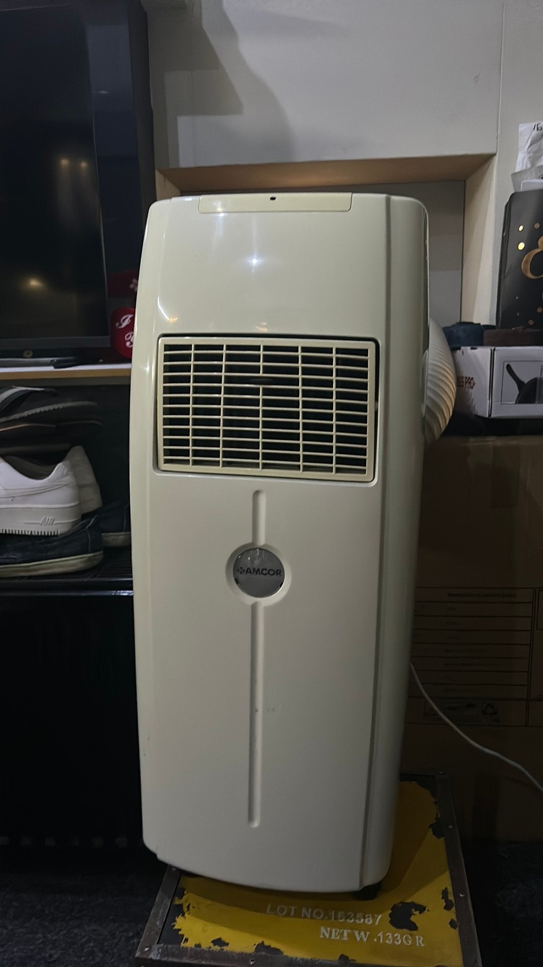 Amcor mobiele airco zeer goede staat koelt heel goed, Witgoed en Apparatuur, Ophalen, Minder dan 60 m³, 3 snelheden of meer, Zo goed als nieuw
