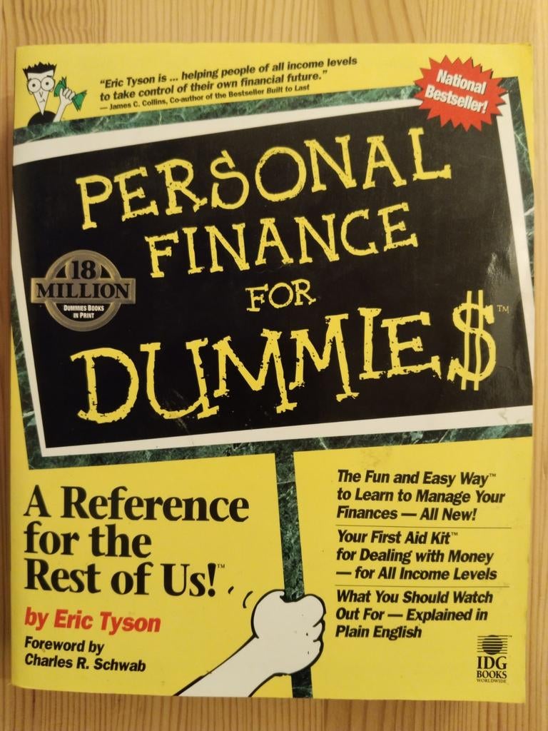 Personal Finance For Dummies - Eric Tyson - Engelstalig, Boeken, Ophalen of Verzenden, Zo goed als nieuw, Geld en Beleggen, Eric Tyson