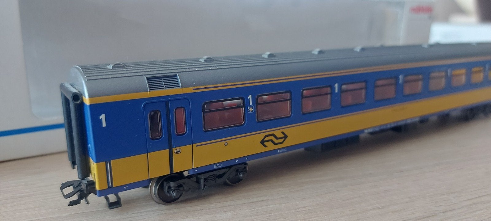 Märklin NS 1 ste klas intercity rijtuig artnr 4264 in ovp, Wisselstroom, Wagon, Ophalen of Verzenden, Märklin