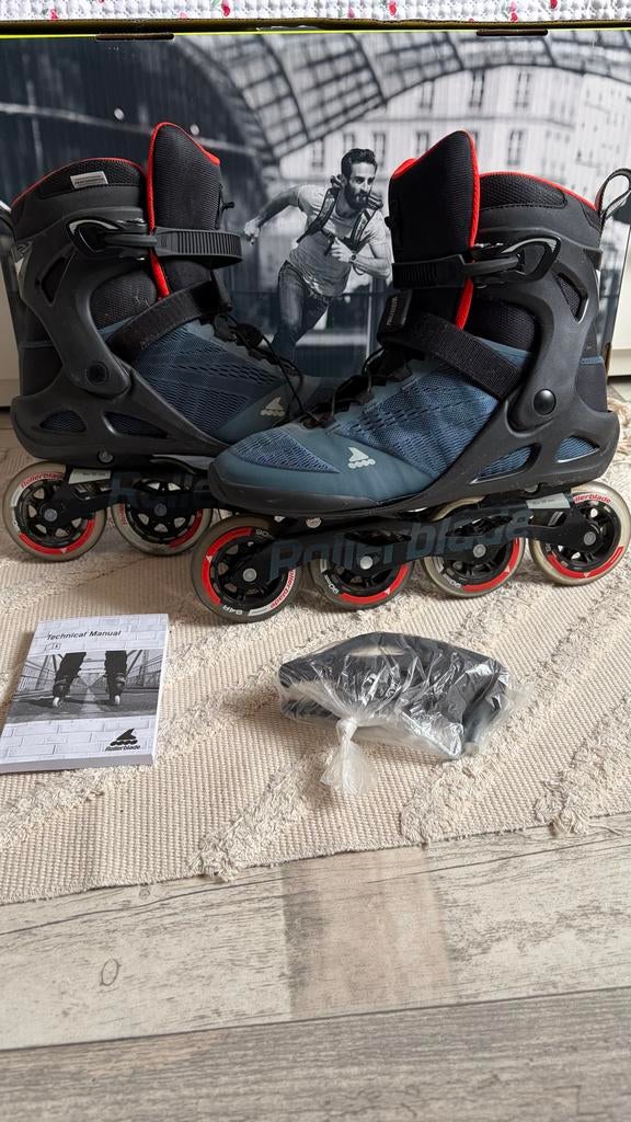 Rollerblade Macroblade 90 skates als nieuw maat 46, Sport en Fitness, Skeelers, Zo goed als nieuw, Inline skates 4 wielen, Overige merken