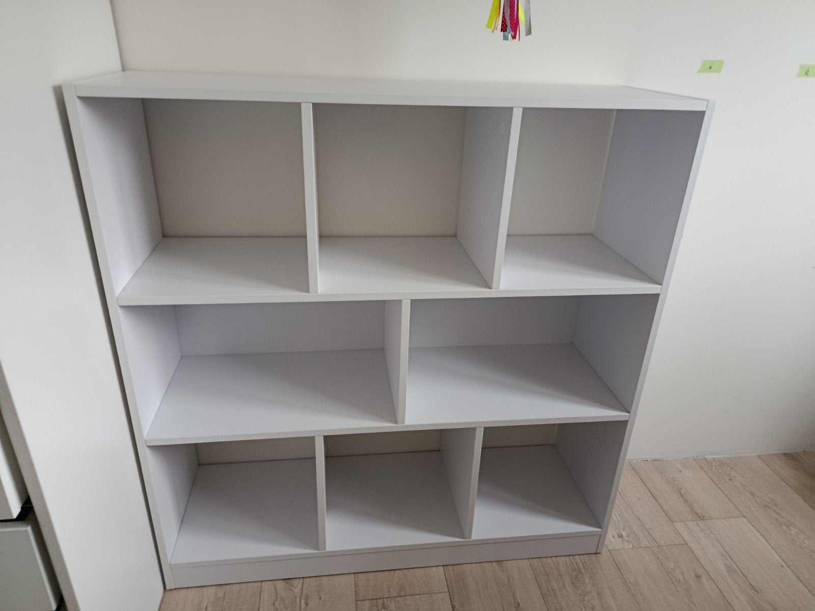 Witte Vasagle boekenkast 8 vakken 97,5x30x100 cm, Ophalen, Met plank(en), Zo goed als nieuw, Minder dan 150 cm